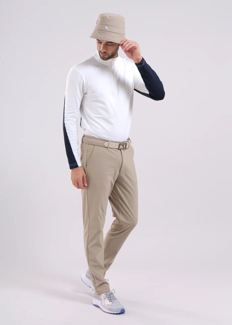 Pull 1/4 Zip Trainer White Homme