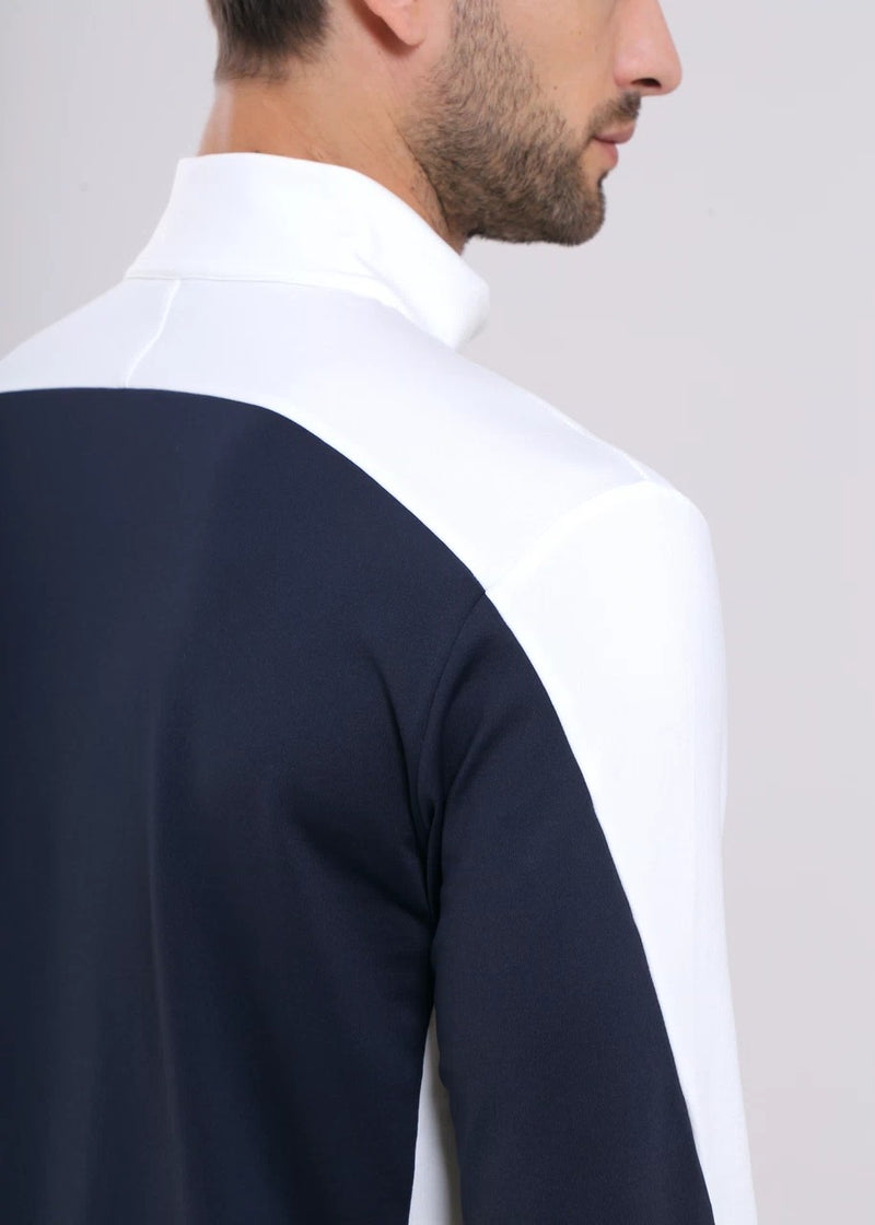 Pull 1/4 Zip Trainer White Homme