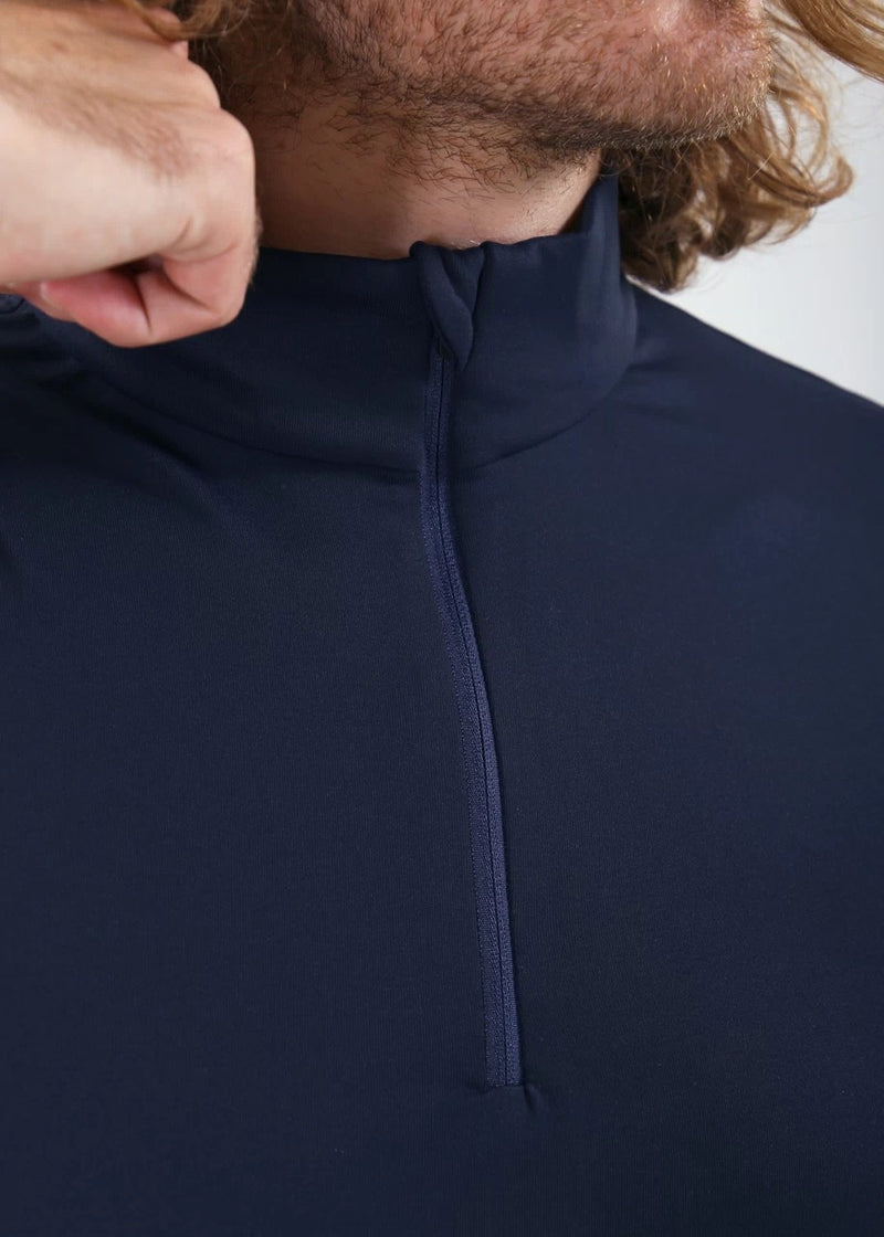 Pull 1/4 Zip Trainer Navy Homme
