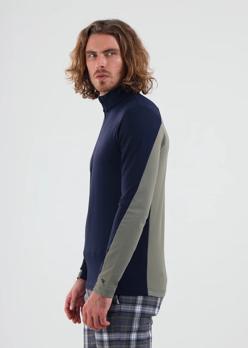 Pull 1/4 Zip Trainer Navy Homme