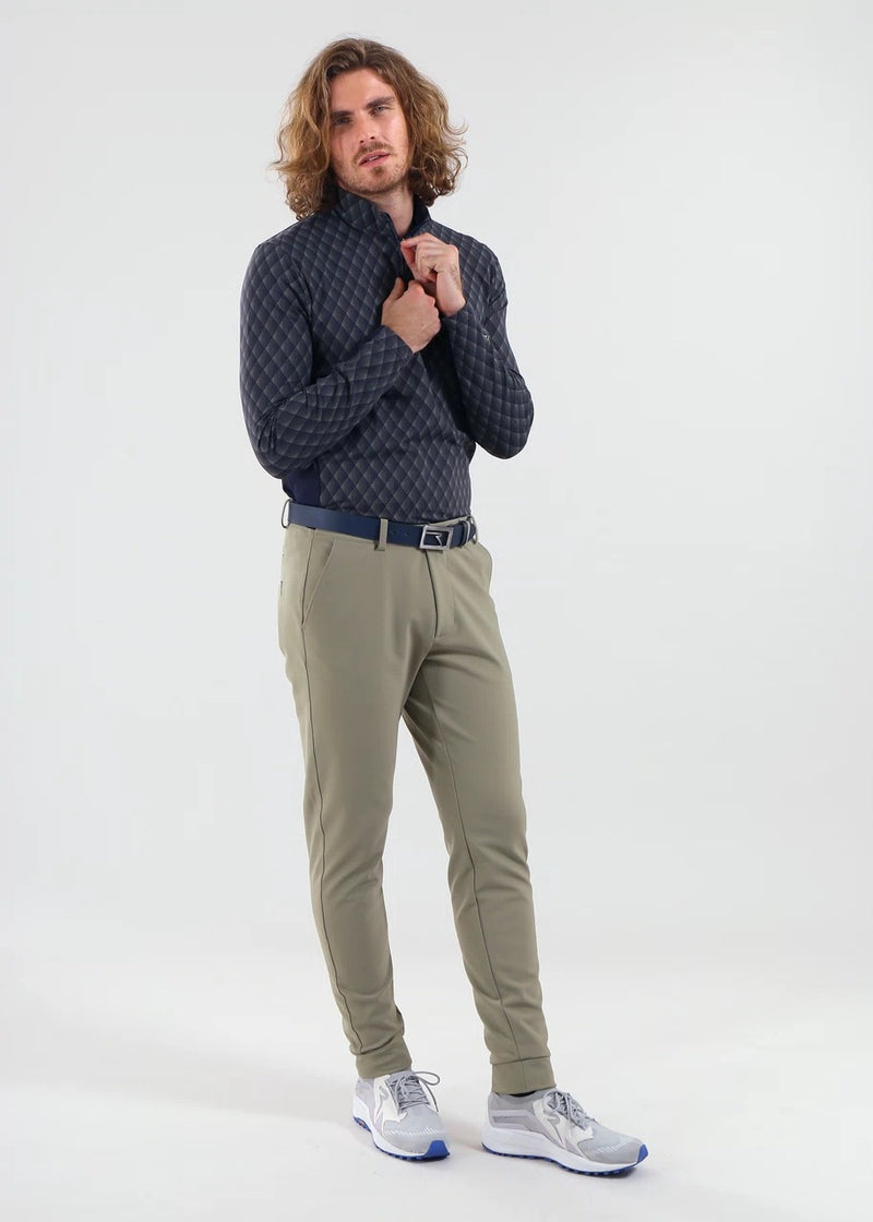 Pull 1/4 Zip Tappo Bleu Homme