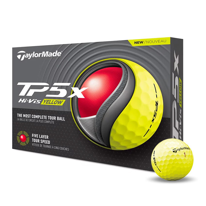 12 Balles de golf TP5X Jaune