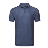 Polo Imprimé Gélule Bleu Foncé Homme