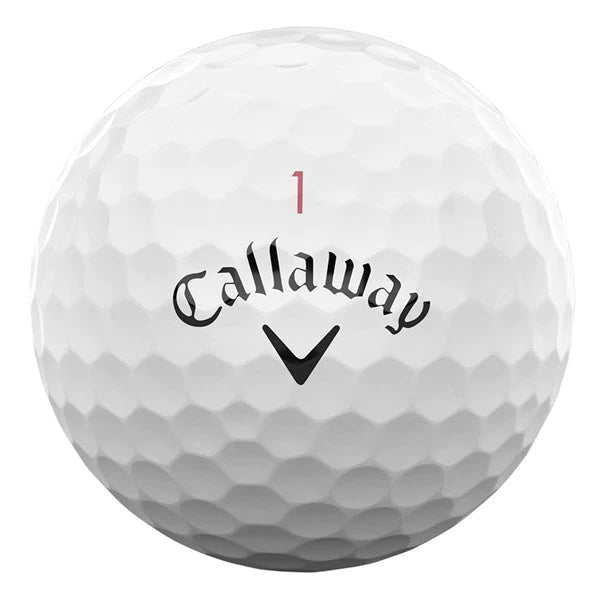 12 Balles de golf Chrome Soft White