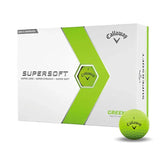 12 Balles de golf Supersoft Matt Green