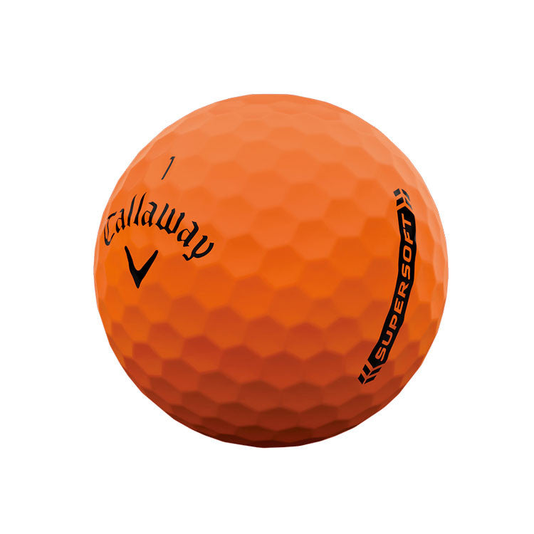 12 Balles de golf Supersoft Orange Mat