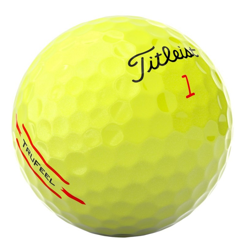 12 Balles de golf Trufeel Yellow