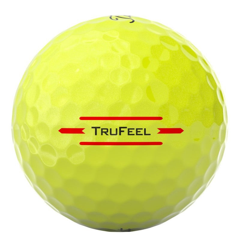 12 Balles de golf Trufeel Yellow