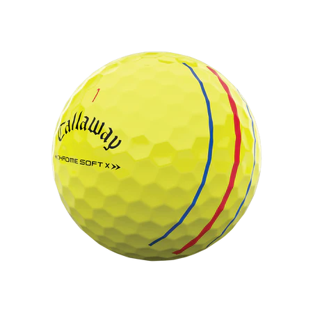 12 Balles de golf Chrome Soft X Triple Track 2023