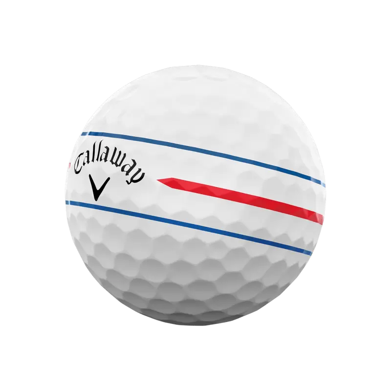 12 Balles de golf Chrome Soft 360 Triple Track White