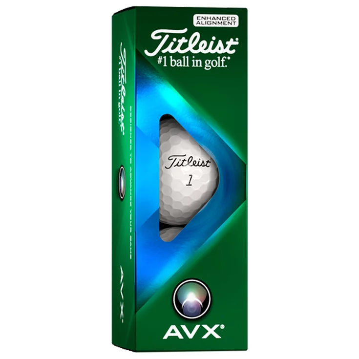 12 Balles de golf AVX Enhanced Alignment White