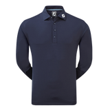 Polo Manches Longues Thermocool Blue Homme