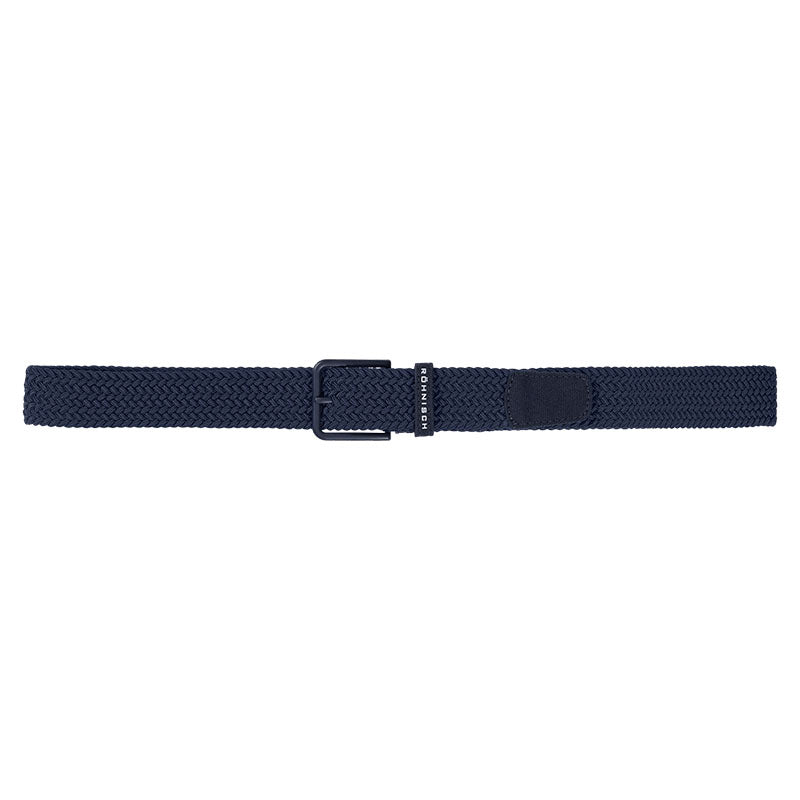 Ceinture Extensible Tressée Navy Femme