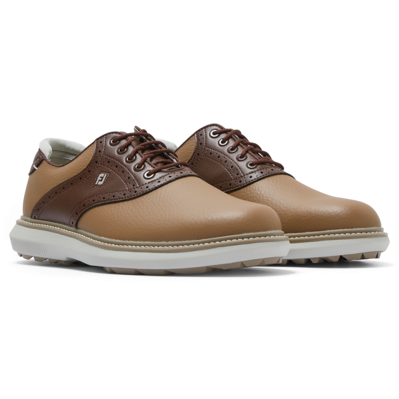 FJ Traditions Spikeless Tan/Brown/Grey 57936 Homme