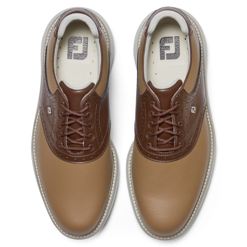 FJ Traditions Spikeless Tan/Brown/Grey 57936 Homme