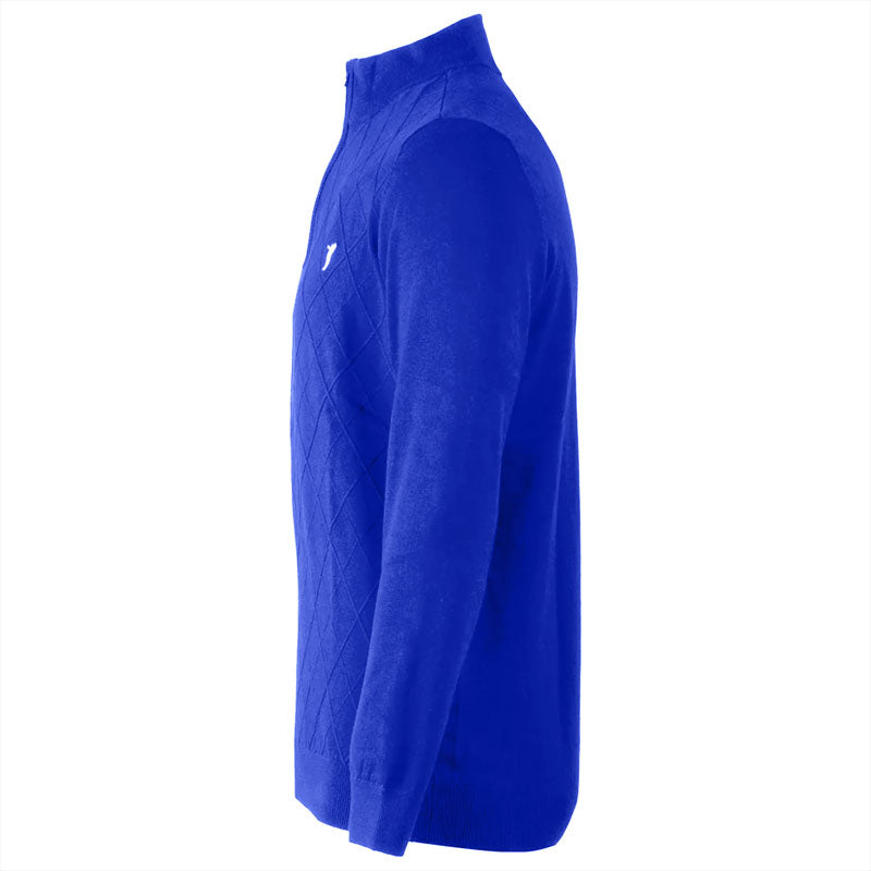 Pull The Firenze Argyle Troyer Cobalt Homme