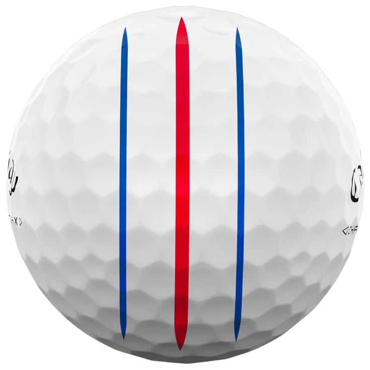 12 Balles de golf Chrome Tour X Triple Track White