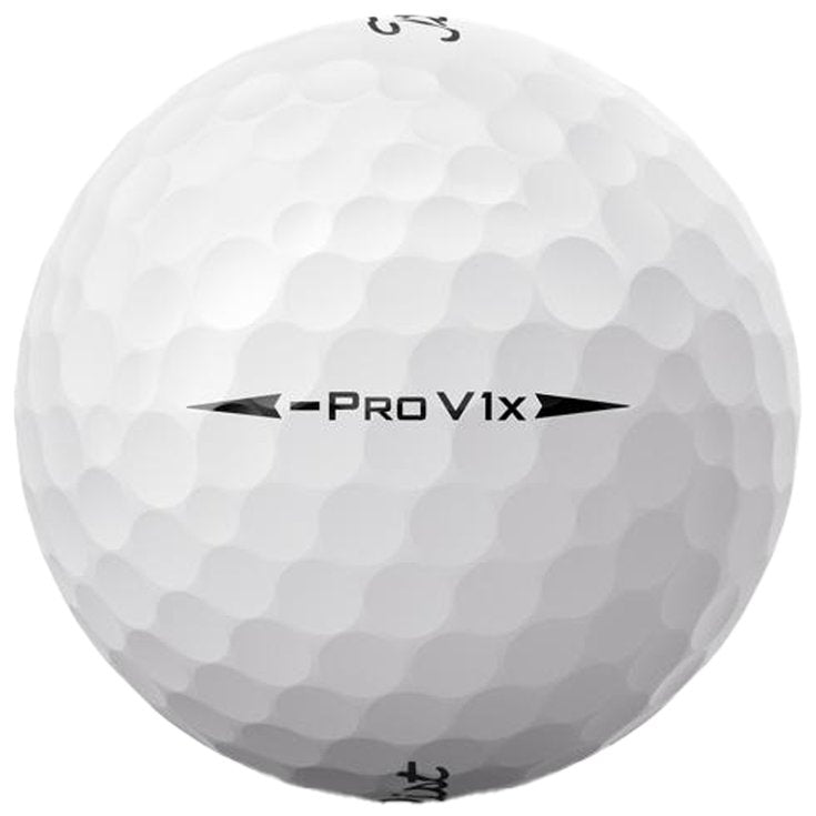 12 Balles de golf Pro V1x Left Dash White