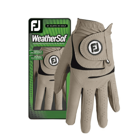 Pack de 6 Gants WheatherSof Taupe Homme Droitier