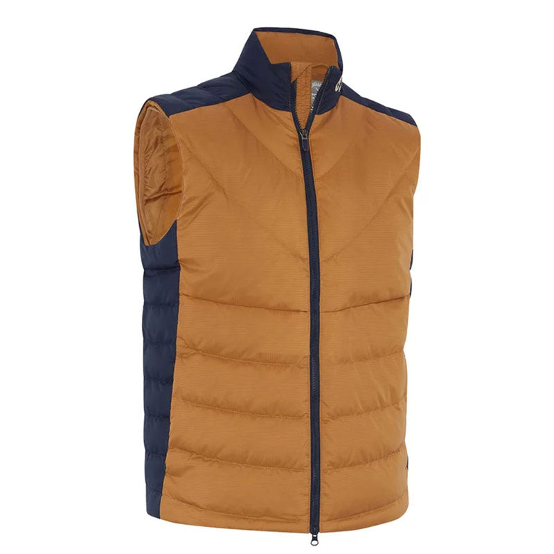 Gilet matelassé sans manche Brown Homme