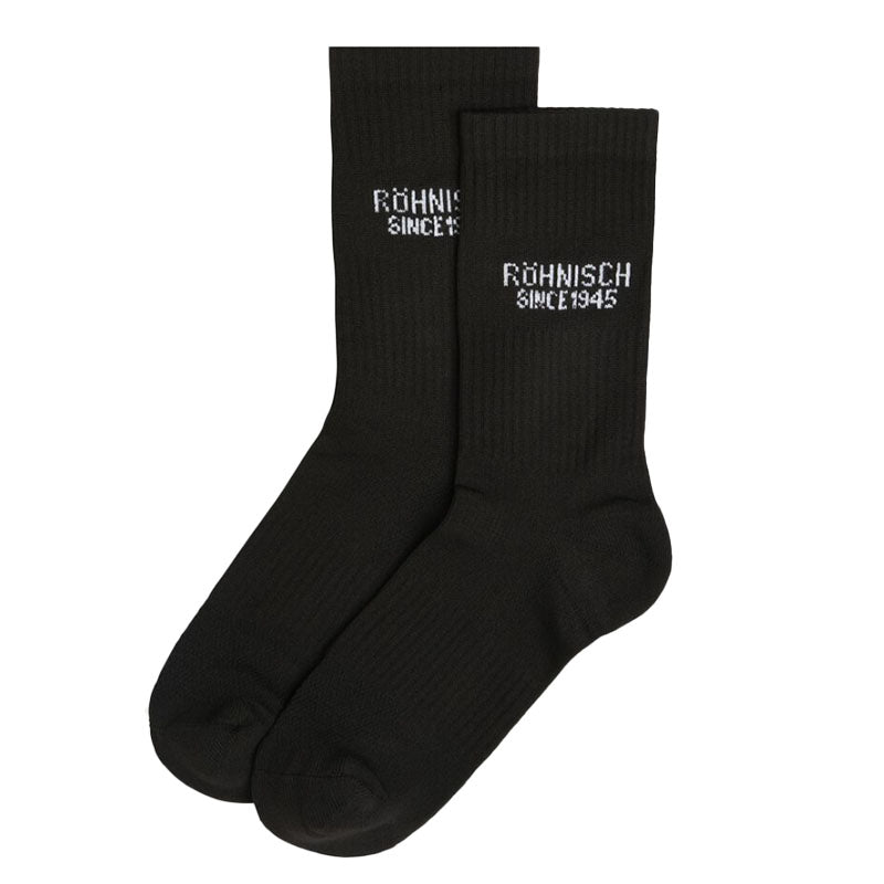 2-pack Logo Socks, Black Femme