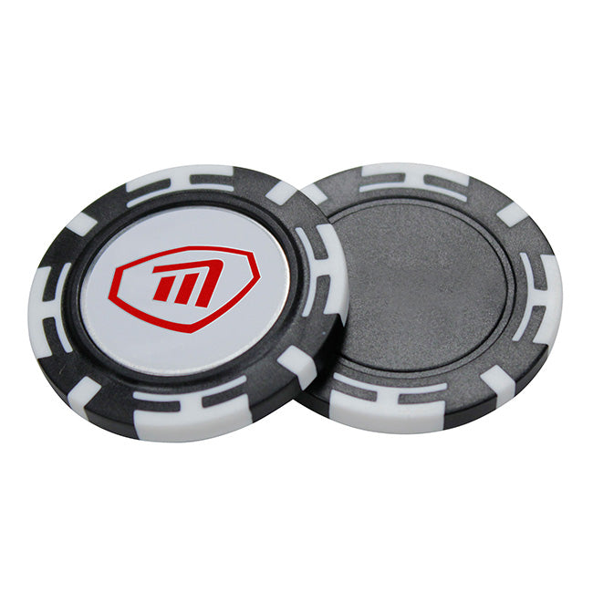 Jeton de poker avec marqueur magnétique