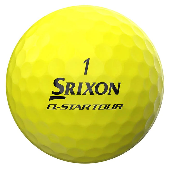 12 Balles de golf Q Star Tour Divide Brite Jaune/Orange