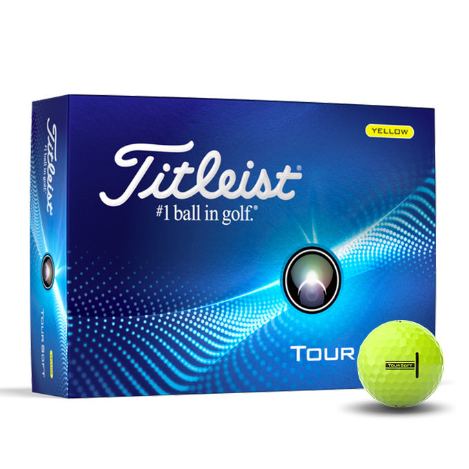12 Balles de golf Tour Soft Yellow