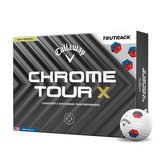 12 Balles de golf Chrome Tour X TruTrack