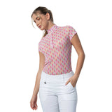 Polo 3/4 Digne Pink Femme