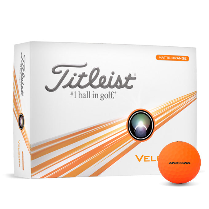 12 Balles de golf Velocity 4 Orange