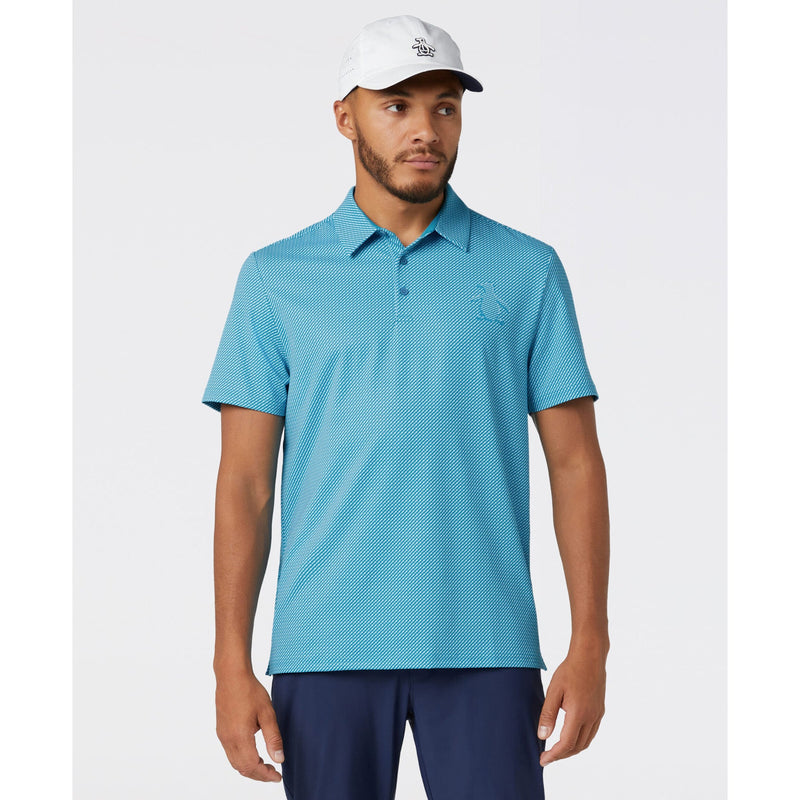 Polo Dimensional Pete Tee Print Carribean Sea Homme