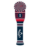 Couvre Club Driver Pompom Navy Red White