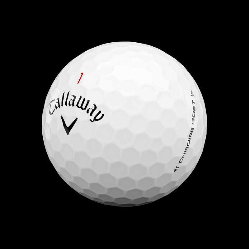 12 Balles de golf Chrome Soft