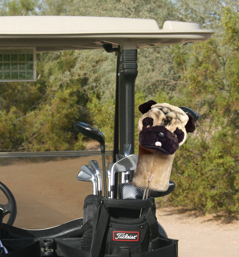 Couvre Clubs Driver Carlin (Pug) Peluche
