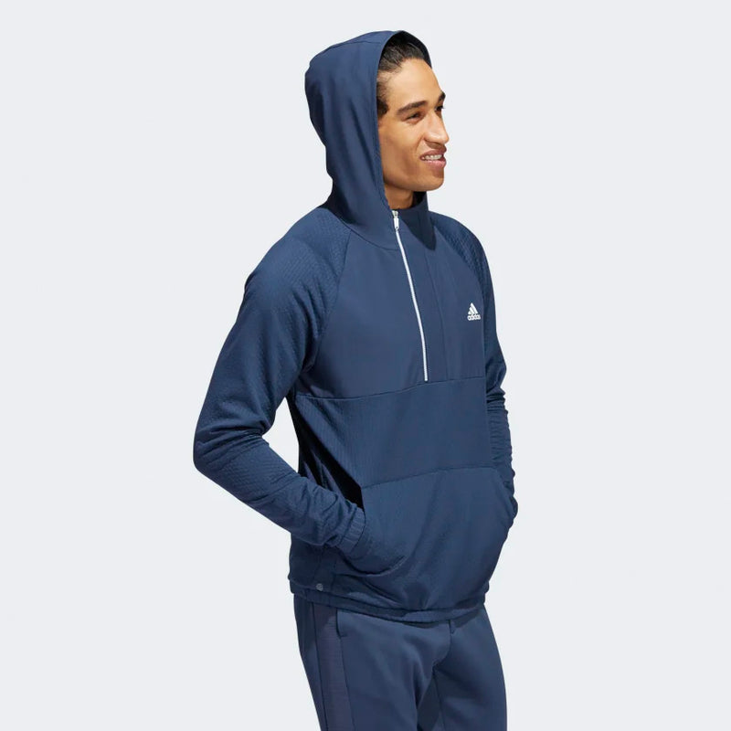Anorak 1 4 zip Fleece HM8284 H3 Crew Navy Homme