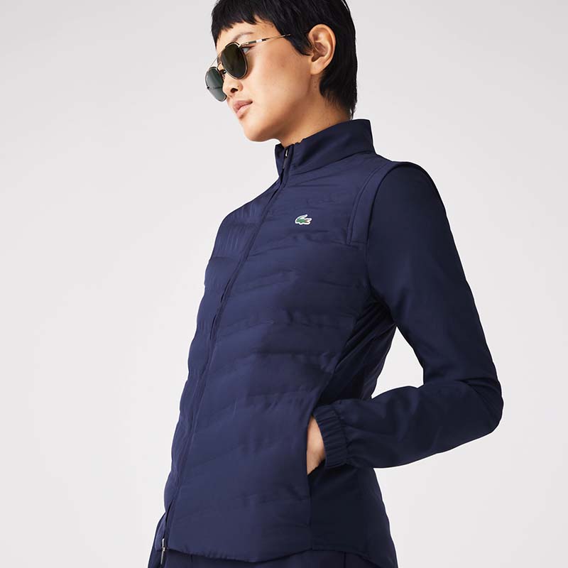 Veste matelassée et déperlante  Navy Femme