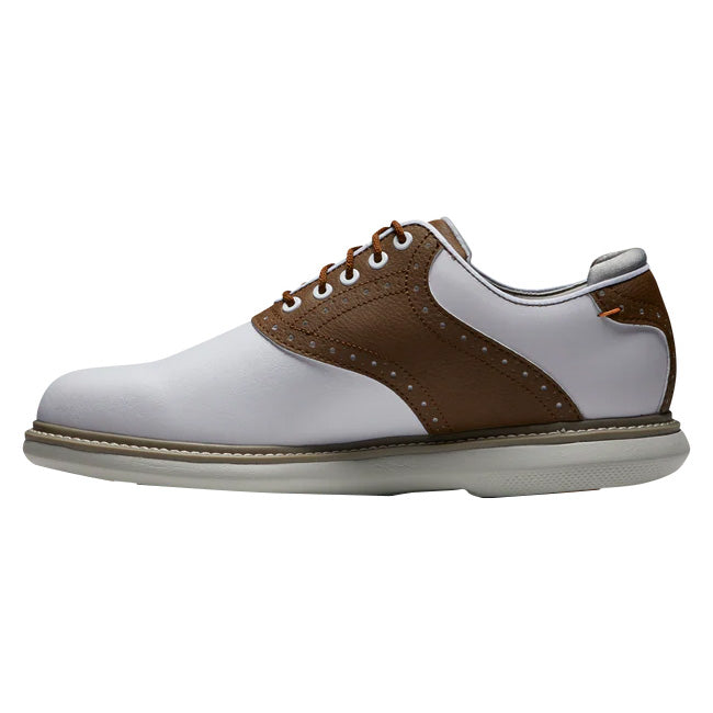 FJ Traditions Spikeless Blanc/Marron 57932 Homme
