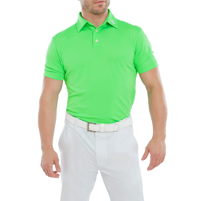 Polo Stretch Pique Solid  Vert Homme