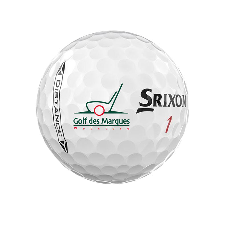 Sachet de 24 Balles de golf Distance Logo GDM